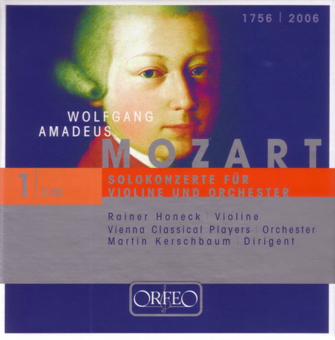 Cd-Cover "Mozart Violinkonzerte"
